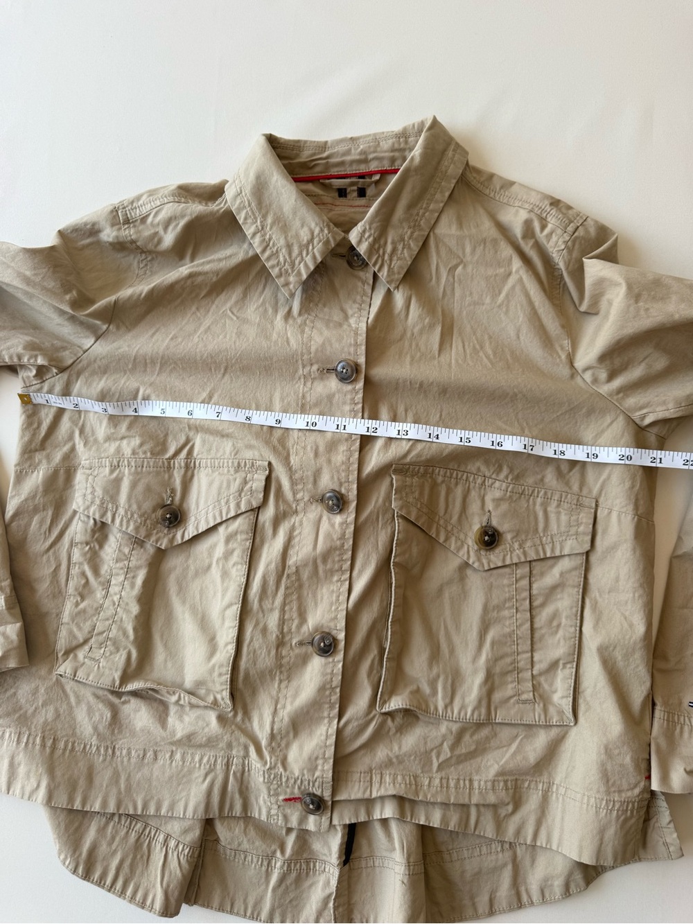 Tommy Hilfiger Women’s Beige Utility Field Jacket | Size S - Picture 13 of 15